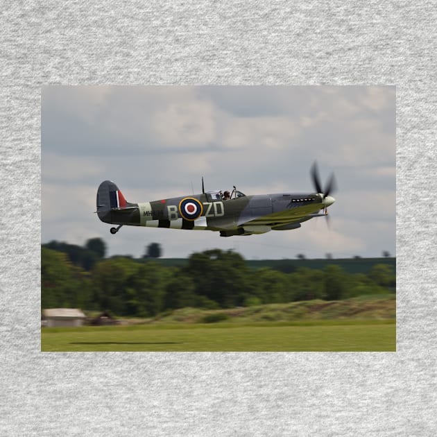 RAF Spitfire at low level by captureasecond